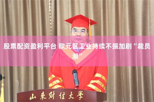 股票配资盈利平台 欧元区工业持续不振加剧“裁员潮”